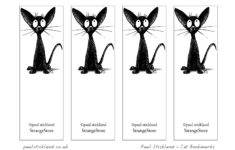 Paul Stickland Blog Free Black Cat Bookmarks