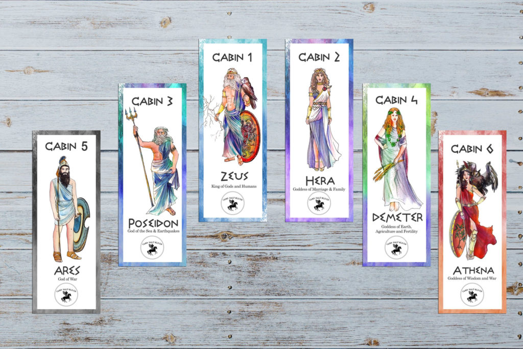 Percy Jackson Camp Half Blood Cabin Bookmarks Be Different Baby ...