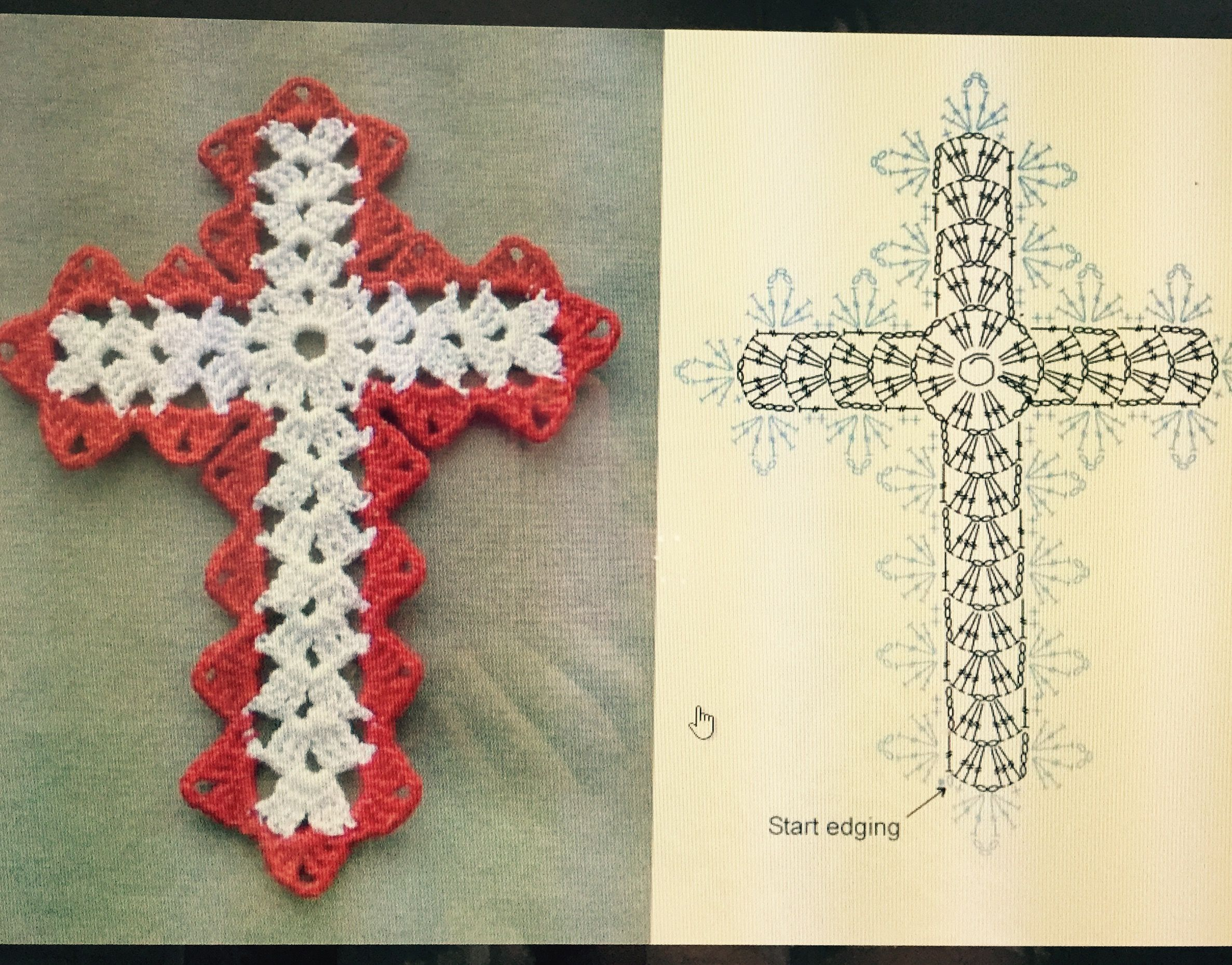 Pin By Guenda Womack On 5 Crochet Bookmark Pattern Crochet Cross 