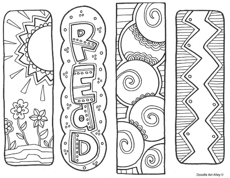 Pin By Hayley Herring On Book And Bookmark Coloring Bookmarks Free 