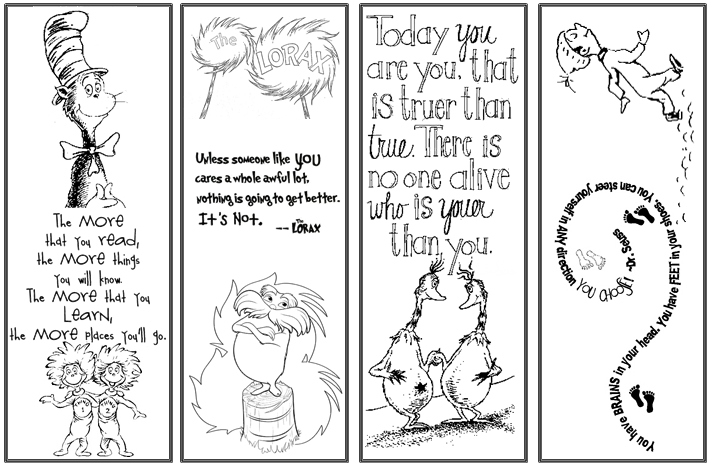 Pin By Rose Diaz On Education Nation Coloring Bookmarks Dr Seuss 