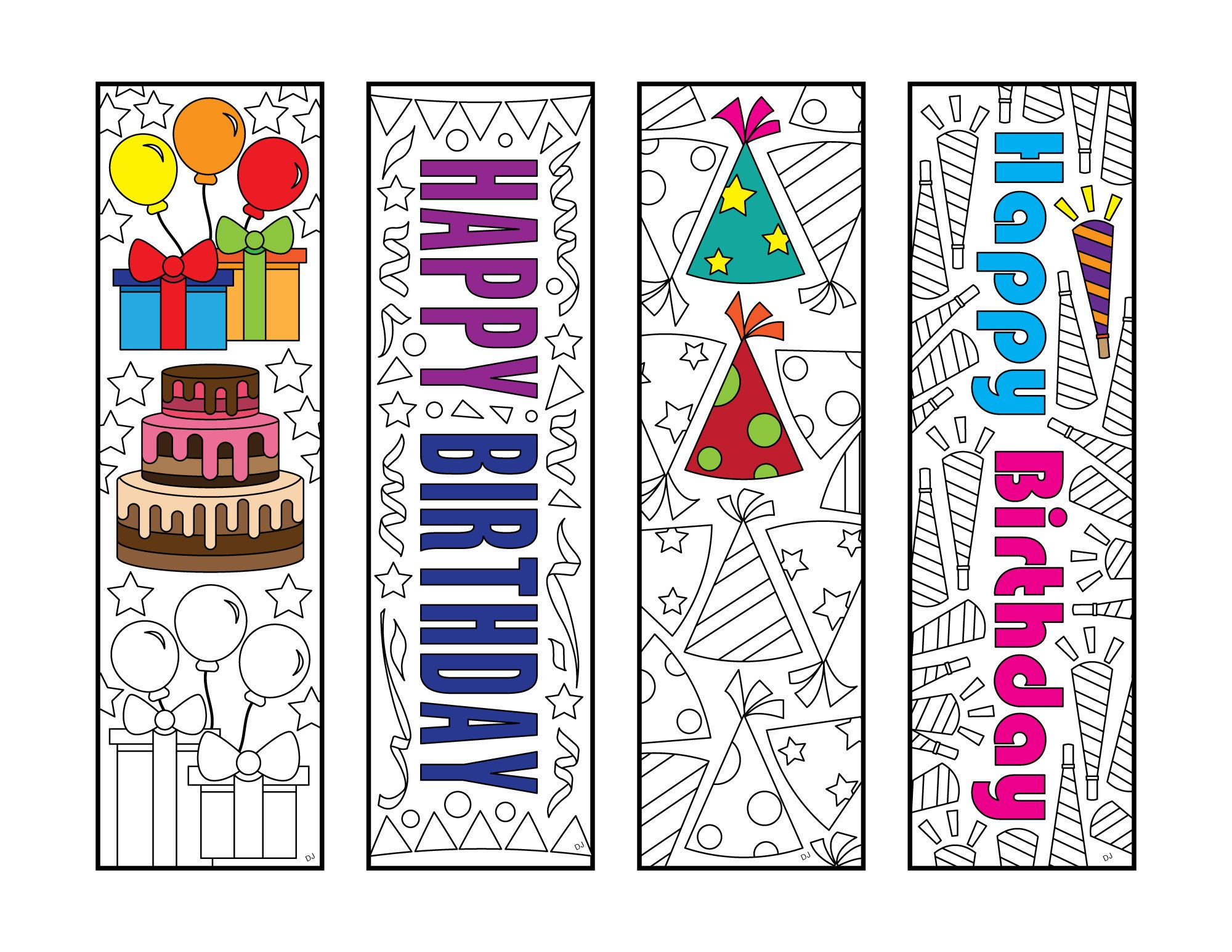 Pin On Bookmarks Printable Coloring Pages