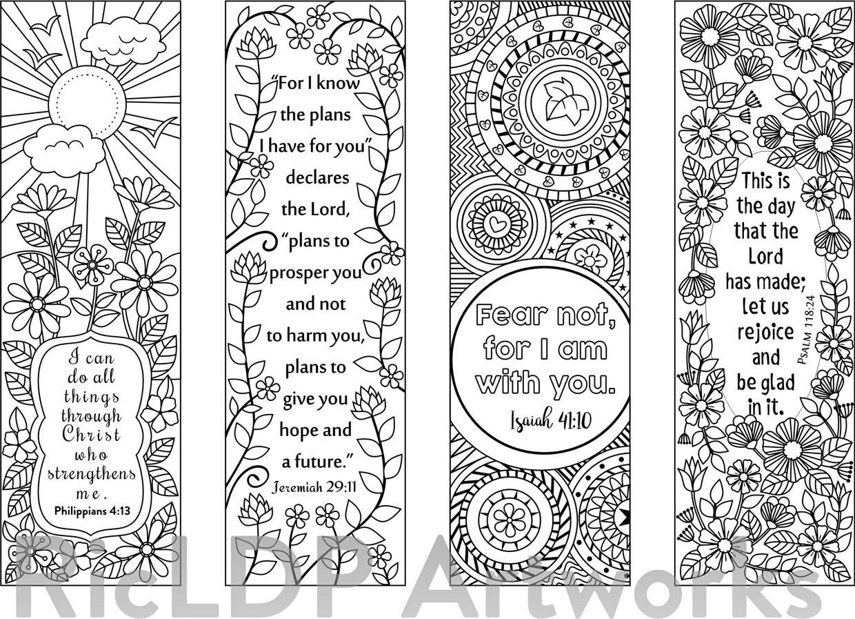 Pin On Coloring Bookmarks