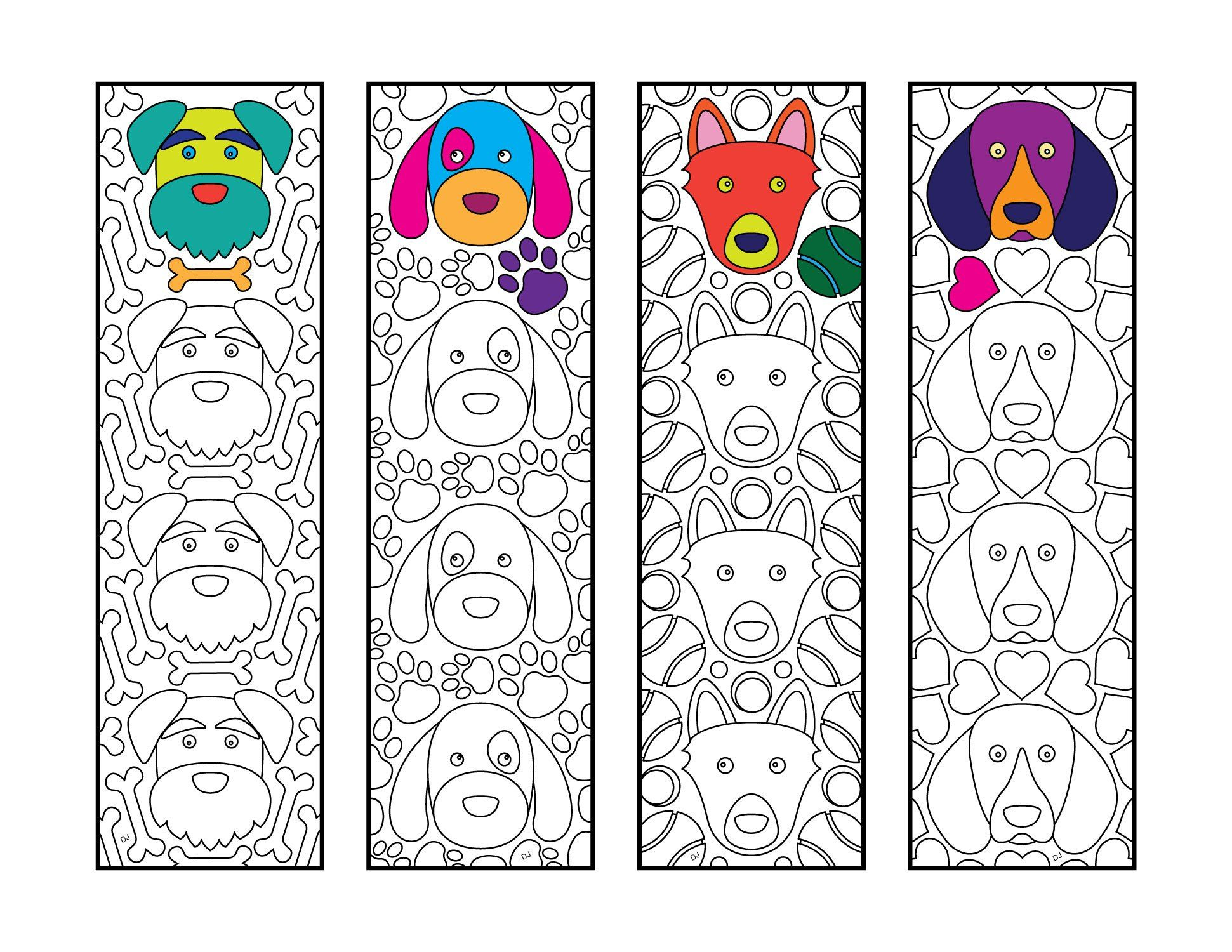  pingl Sur Printable Bookmarks To Color