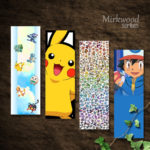 Pokemon Bookmarks Printable Set Of 4 Pokemon Bookmarks