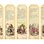 Printable Alice In Wonderland Printable Bookmark By RoseBonBonShop