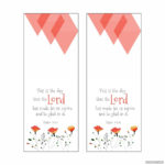 Printable Bible Verse Bookmarks Gridgit