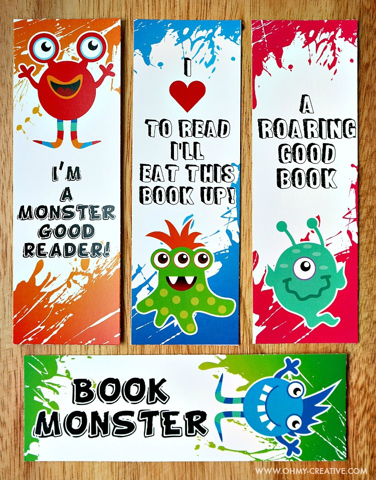 Printable Bookmark Coloring Pages For Kids Oh My Creative