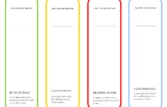 Printable Bookmarks Activity Shelter