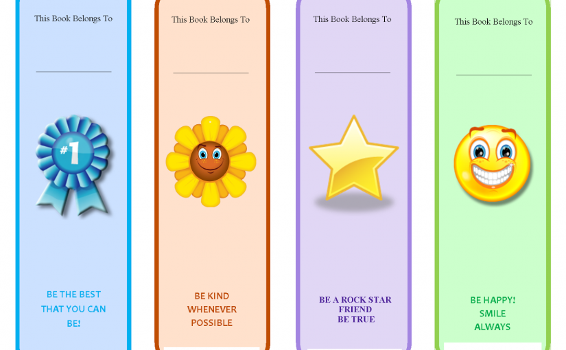 Printable Bookmarks For Kids In The Class Educative Printable