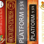 Printable Bookmarks Harry Potter Platform 9 3 4 Hogwarts Express