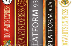 Printable Bookmarks Harry Potter Platform 9 3 4 Hogwarts Express