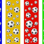 Printable Bookmarks Soccer Balls Bookmarks Kids Bookmarks Handmade
