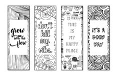 Printable Bookmarks To Color 120 For Adults Kids World Of Printables