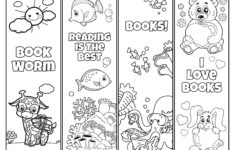 Printable Bookmarks To Color For Kids Create Custom Bookmarks For