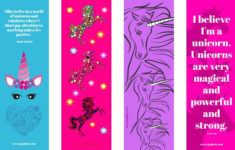 Printable Bookmarks Unicorns Free Printable Bookmarks Creative