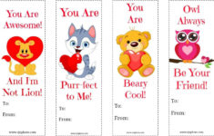 Printable Bookmarks Valentine s Day Bookmark Cards Bookmark Card
