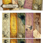 Printable Bookmarks Vintage Post Bookmarks Printable Bookmarks