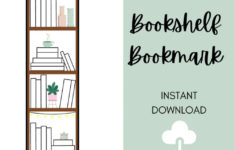 Printable Bookshelf Book Tracker Bookmarks Digital Bookmarks Etsy In
