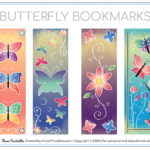 Printable Butterfly Bookmarks