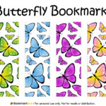 Printable Butterfly Bookmarks Butterfly Bookmarks Free Printable