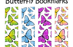 Printable Butterfly Bookmarks Butterfly Bookmarks Free Printable