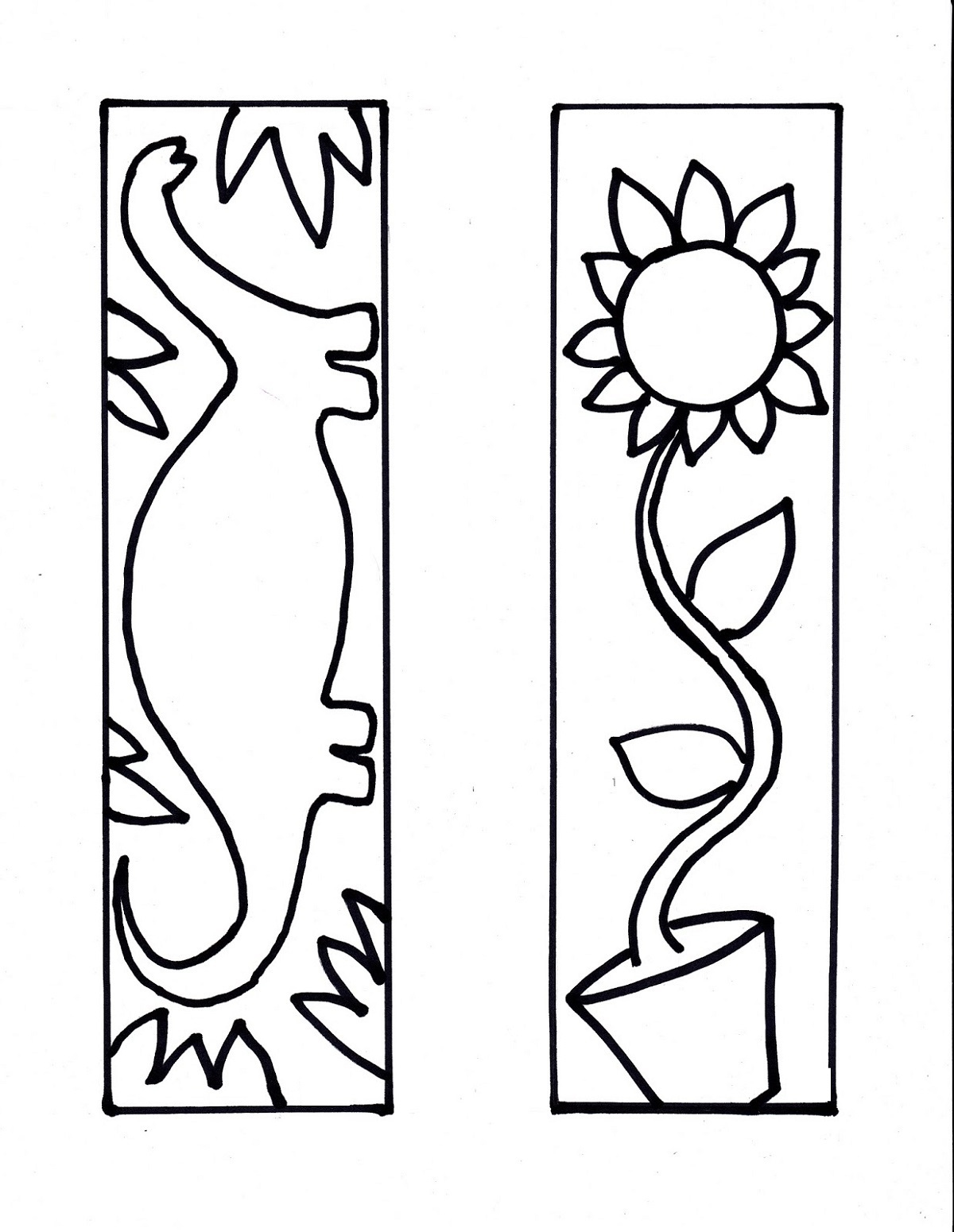 Printable Coloring Reading Bookmarks Activity Shelter