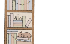 Printable Cute Rustic Aesthetic Shelf Printable Bookmark Creative