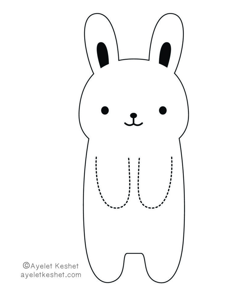 Printable DIY Kawaii Bookmark Bunny Bookmarks Kids Bookmarks 