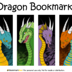 Printable Dragon Bookmarks