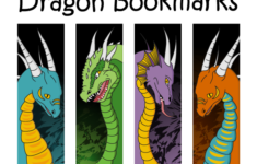Printable Dragon Bookmarks