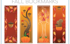 Printable Fall Bookmarks
