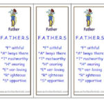 Printable Father S Day Bookmarks Easy Classroom Printout