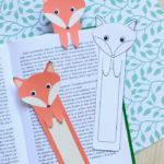 Printable Fox Bookmarks DIY Bookmarks