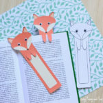 Printable Fox Bookmarks DIY Bookmarks Bookmarks Kids Craft