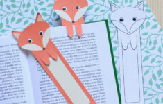 Printable Fox Bookmarks DIY Bookmarks Bookmarks Kids Craft