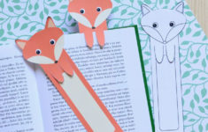 Printable Fox Bookmarks DIY Bookmarks Lesezeichen Kinder Diy