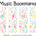 Printable Music Bookmarks