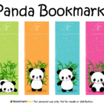 Printable Panda Bookmarks Free Printable Bookmarks Bookmarks