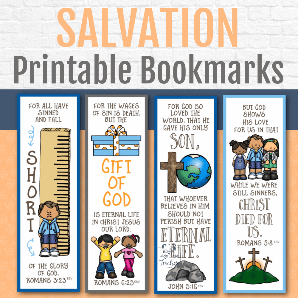 ABC s Of Salvation Printable Bookmark Printable Bookmarks