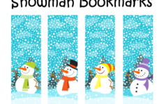 Printable Snowman Bookmarks Christmas Bookmarks Bookmarks Kids