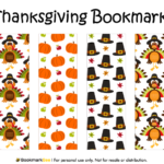 Printable Thanksgiving Bookmarks Thanksgiving Printables Free
