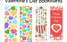 Printable Valentine Bookmarks