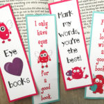 Printable Valentine Monster Bookmark For Kids Teacher Etsy