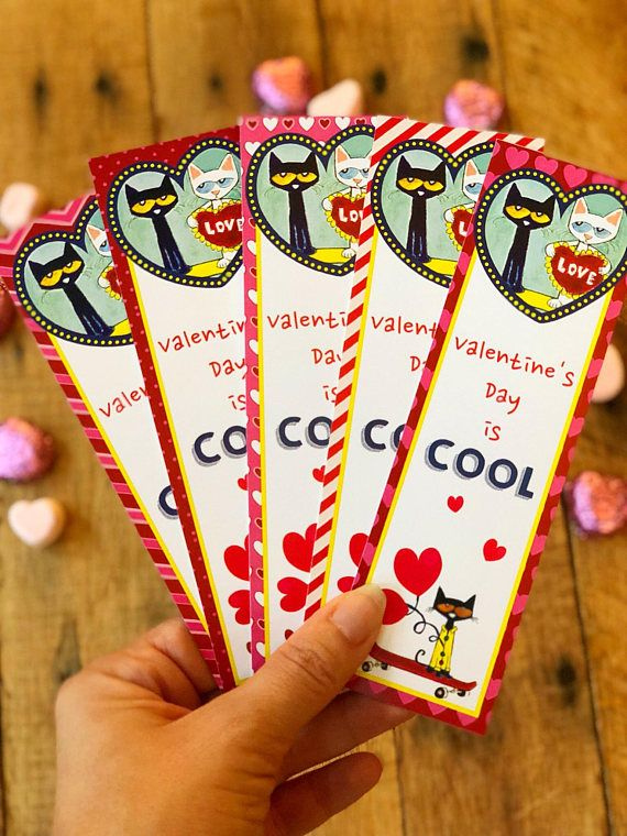 Printable Valentines Pete The Cat Bookmarks Pete The Cat Pete The Cat 