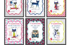 Printable Valentines Pete The Cat Printable Valentines Pete