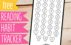 Reading Habit Tracker Bookmark Free Printable Pretty Simple Mom