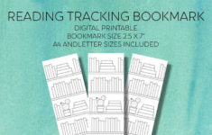 Reading Tracker Bookmark Reading Log Bookmark Book Lover s Bookmark