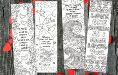 RicLDP Artworks Bible Bookmarks For Valentines Day