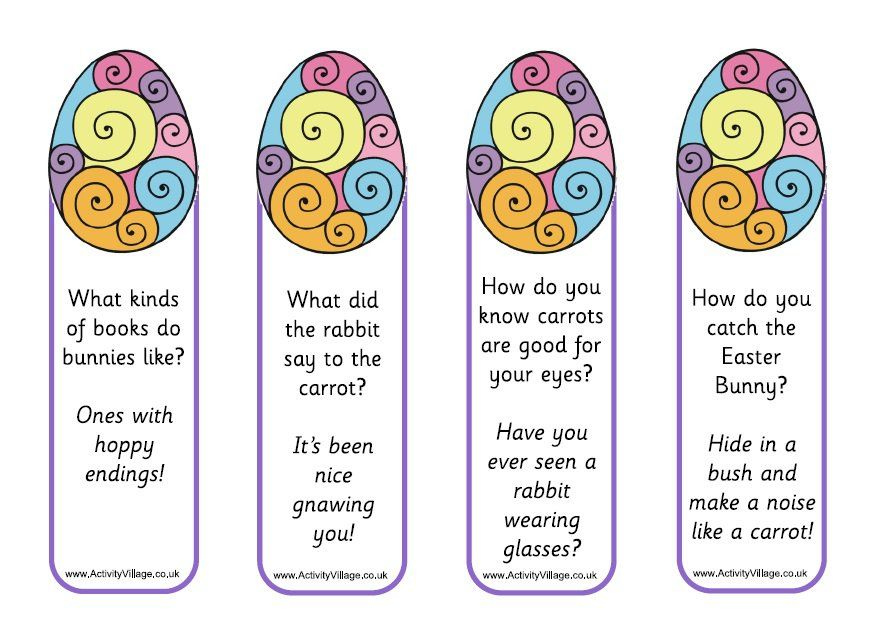 Sample Bookmark Template In 2020 Easter Jokes Easter Books Free 